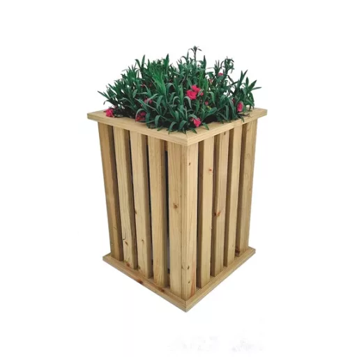 TALIA PLANTER fa virágláda, 32,5 x 32,5 x 85 cm – Virágcserepek, virágládák