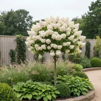   Hydrangea paniculata Silver Dollar MT80 - Magastörzsű bugás hortenzia