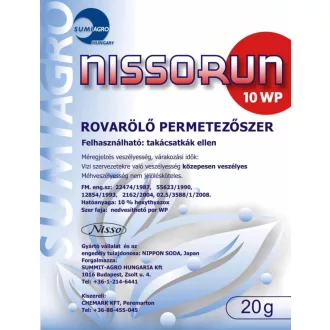 Nissorun 10 WP 20 g III. kat Atkaölő permetezőszer – Bio növényvédelmi szerek