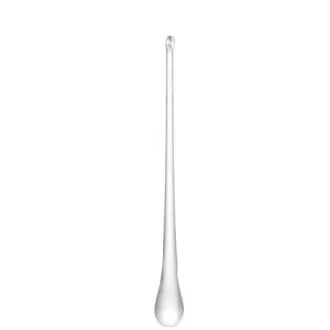 Csepp alakú üveg karácsonyfadísz 12 cm