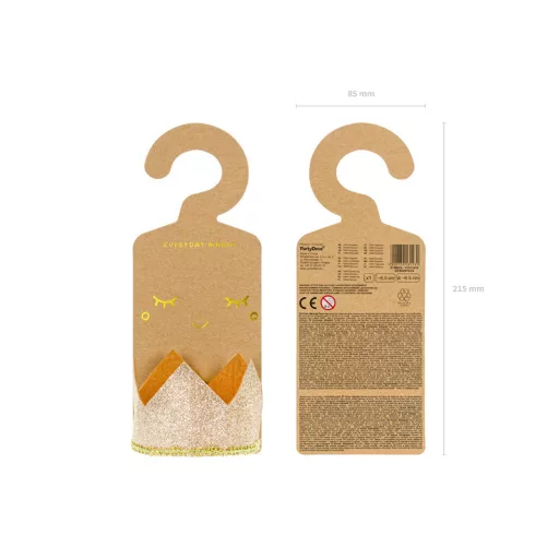 Korona, arany színben