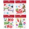 Zselés ablak dekor – HO HO HO