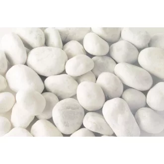 Thassos fehér márvány díszkavics 20 - 40 mm, 25 kg