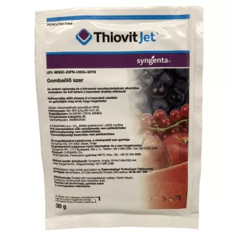 Thiovit Jet 30g III.kat Gombaölő szer lisztharmat ellen – Gombaölők