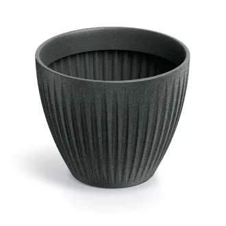 VIRÁGCSERÉP ETHICK 30 LATIA ROUND -  GRÁNIT SZÜRKE