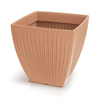 VIRÁGCSERÉP ETHICK 60M LATIA  SQUARE - TERRAKOTTA