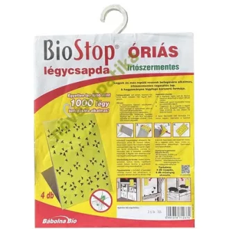 Biostop Plusz Ragasztós Légycsapda Óriás 4db-os