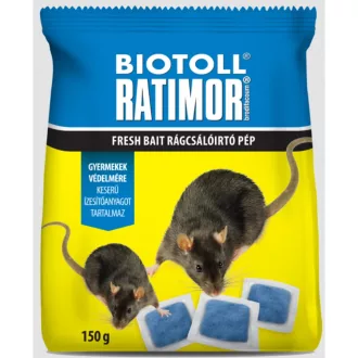 Biotoll Ratimor rágcsálóirtó pép (dobozos) 150g 29ppm