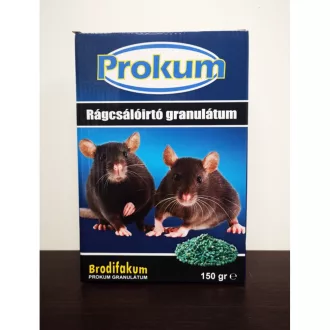 PROKUM rágcsálóirtó granulátum 25ppm 150g (3x50g) – Vakond, nyest, rágcsáló, vad ellen