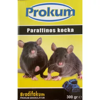 PROKUM rágcsálóirtó paraffinos blokk 25ppm 300g