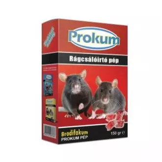 PROKUM rágcsálóirtó pép 25ppm 150g – Vakond, nyest, rágcsáló, vad ellen