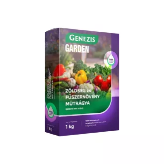 Genezis Garden Zöldség és Fűszernövény műtrágya 1kg – Tápoldatok, trágyák