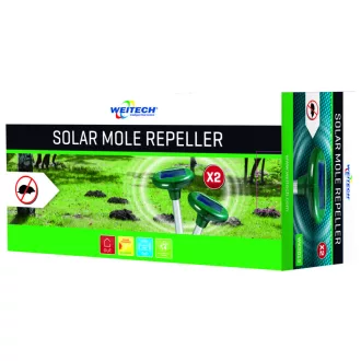 Vakondriasztó Solar mini 2 db/cs, max 400 m2 – Vakond, nyest, rágcsáló, vad ellen