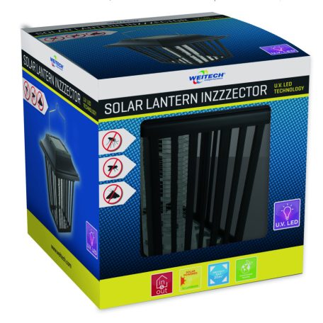 Solar-led szúnyog és légycsapda Lantern, kültéri használatra, max 20 m2 területre