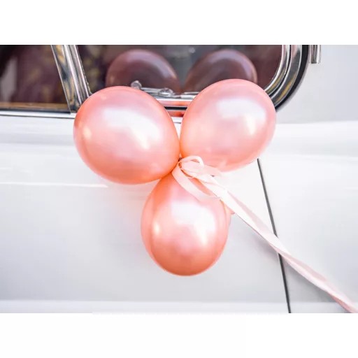 Love, autódekoráció készlet, rosegold színben