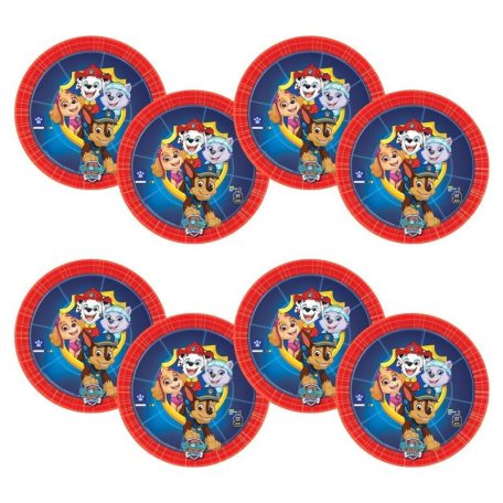 Mancs Őrjárat - Paw Patrol 2018 Parti Papír Tányér - 23 cm, 8 db-os