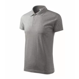 Adler 202 unisex galléros póló – ash grey – XL