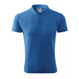 Adler 203 férfi galléros póló – Blue Atol – M