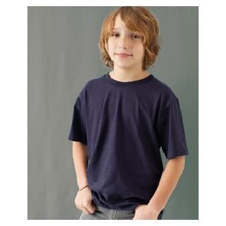   Anvil 990B GYEREK rövid ujjú, környakú, póló - Szürke - 7-8Y