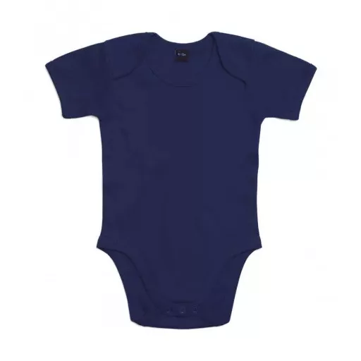 Babybugz BD1802 rövid ujjú BODY - Sötétkék - 6-12 hónapos – Baba
