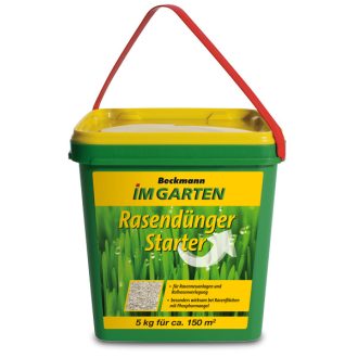 Beckmann gyeptrágya fűmagvetéshez, gyepszőnyeg – 5kg 12-22-10 – Indító (starter) gyeptrágyák