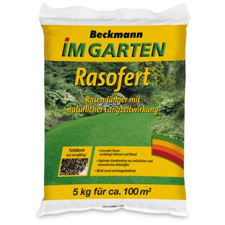 Beckmann Rasofert® hosszú hatású szerves-ásványi gyeptrágya 5kg (100m2)