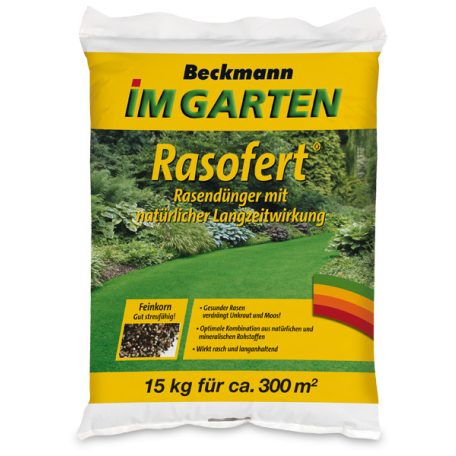 Beckmann Rasofert® hosszú hatású szerves-ásványi gyeptrágya 15kg (300m2)