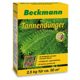 Beckmann szerves-ásványi növénytáp fenyőfélékhez – örökzöldekhez 2,5kg – Örökzöld trágya
