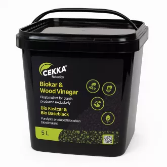 Biochar faecettel átitatott faszén - Talajaktiváló 5L