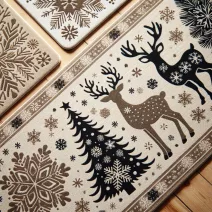 Karácsonyi lábtörlők