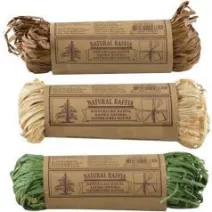 Raffiakötöző, zsineg