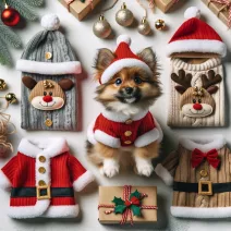 Karácsonyi, mikulásos kutya- és cicaruhák