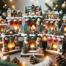 Karácsonyi kandallók