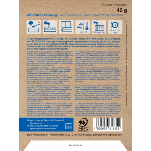 BIO-csíramag enyhe-friss keverék 40g