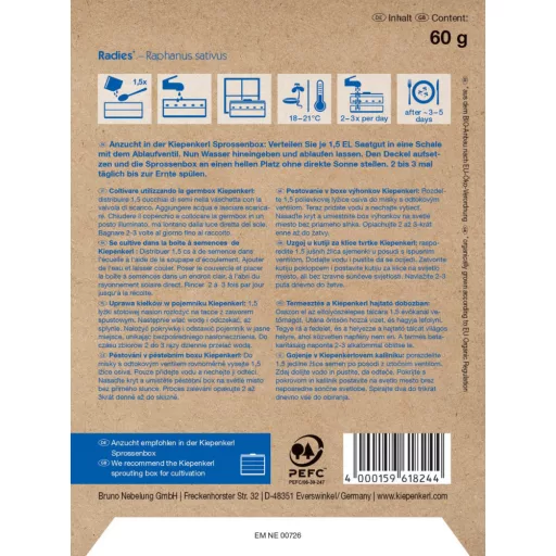 BIO-csíramag retek 40g – Csírák, csíráztatók