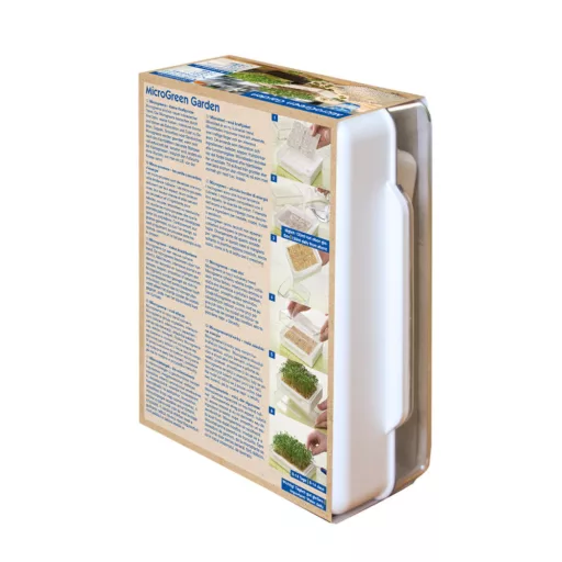 MicroGreen Garden mikrozöldség készlet csíráztató tál + 4 vetőmagpárna