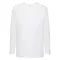 Fruit of the Loom Valueweight GYEREK hosszú ujjú, környakú póló - Fehér - 7-8 éves