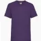 Fruit of the Loom Valueweight GYEREK rövid ujjú, környakú póló - Lila - 12-13 éves