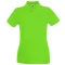 Fruit of the Loom Lady Fit NŐI galléros, rövid ujjú, póló - Lime zöld - M