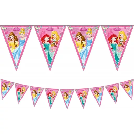 I am Princess Parti Zászlófüzér - 260 cm