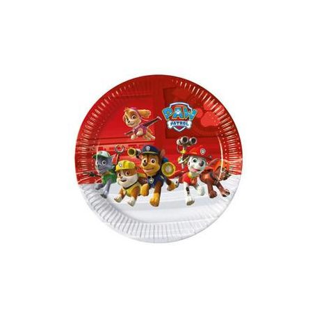 Mancs Őrjárat - Paw Patrol Parti Tányér - 23 cm, 8 db-os