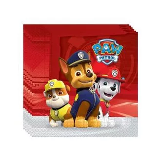   Mancs Őrjárat - Paw Patrol Parti Szalvéta - 33 cm x 33 cm, 20 db-os