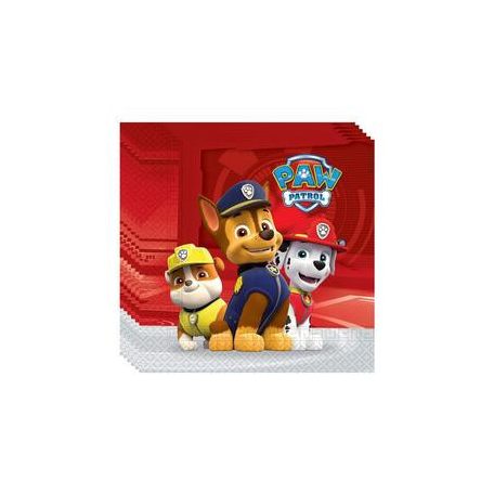 Mancs Őrjárat - Paw Patrol Parti Szalvéta - 33 cm x 33 cm, 20 db-os