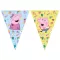 Peppa Malac - Peppa Pig Messy Play Parti Zászlófüzér - 230 cm