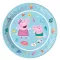 Peppa Malac - Peppa Pig Messy Play Parti Tányér - 23 cm, 8 db-os