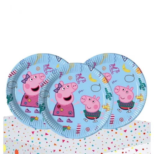 Peppa Malac - Peppa Pig Messy Play Parti Tányér - 23 cm, 8 db-os