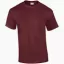 Gildan 5000 póló, Maroon, S – Pólók, T-shirt