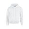Gildan 18500 kapucnis pulóver – white – XL
