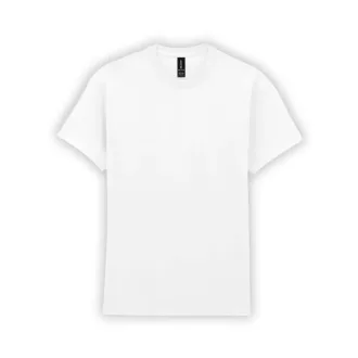   Gildan Heavy Cotton NŐI rövid ujjú környakú póló - Fehér - XL