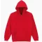 Gildan Heavy Blend GYEREK kapucnis, kenguruzsebes pulóver - Piros - XS
